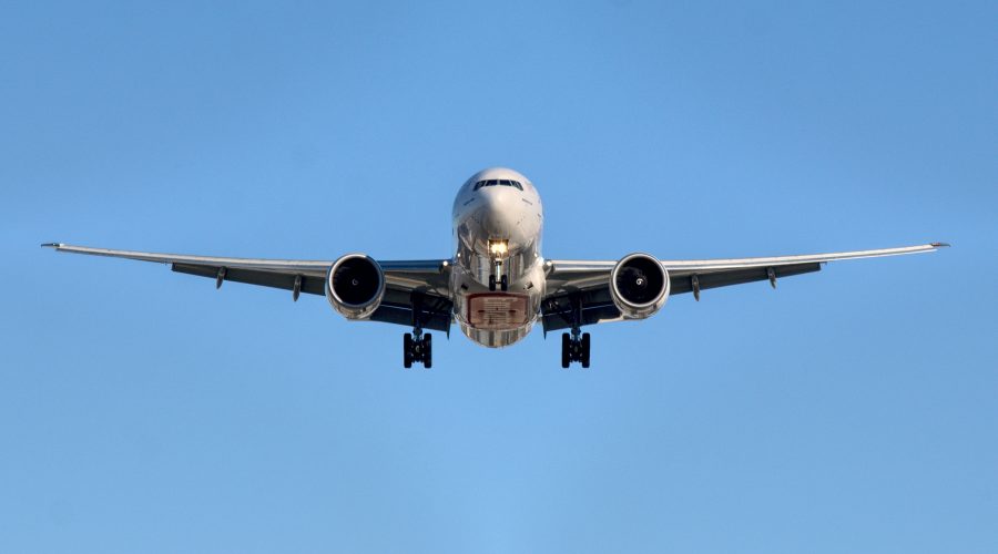 Plane landing